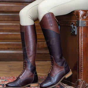 Botas de equitación con logotipo personalizado de diseño profesional 2024 nuevas botas de equitación de alta calidad - Product Image 6