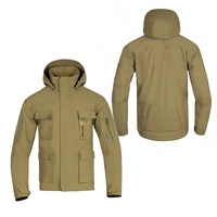 Proveedor de Equipo de Caza Profesional OEM, MOQ Bajo, Traje Táctico Directo de Fábrica, Chaqueta Softshell Resistente al Agua y al Ruido