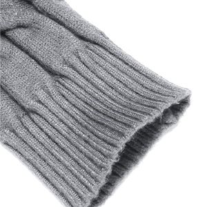 Chandails en tricot décontractés de printemps anti-rides pour hommes de qualité supérieure en vente en gros de chandail en polyester de couleur unie motif hiver - Product Image 4