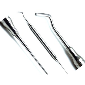 Curetas Dentales Molt, Instrumento Quirúrgico Oral de Acero Inoxidable con Mango Octogonal, Fuente de Alimentación Manual, Certificado CE Clase II - Product Image 1