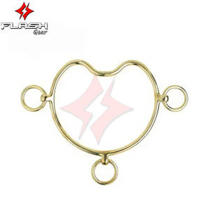 Premium High Quality Faux <b>Gag</b> Steel 3-Ring Chiffney Style <b>Gag</b> <b>Bit</b> Durable Stainless Steel Western Dutch <b>Gag</b> <b>Bit</b> German Silver - Product Image 3