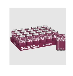 Coca-Cola Clásica Sabor Cereza en Lata de 330 ml, Bebida Refrescante con Gas para Exportación y Venta Minorista - Product Image 4