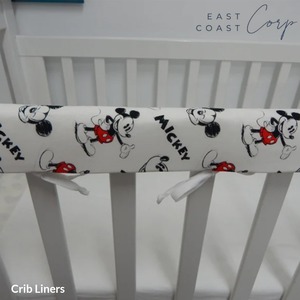 EAST COAST CORP Housse de lit pour berceau Tapis de dentition noir et blanc Cartoon 100% coton - Product Image 2