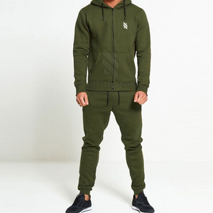 Vente en gros de survêtements légers en molleton avec fermeture éclair pour hommes vêtements de jogging de qualité supérieure pour la saison d'hiver - Product Image 3