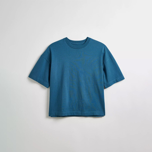 <b>Cropped</b> Boxy <b>Fit</b> 100% Cotton Men <b>T</b>-<b>shirt</b> Plain Oversized Streetwear Drop Shoulder Custom Logo Graphics <b>T</b> <b>shirt</b> For Men - Product Image 1