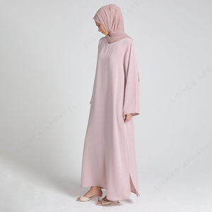 Abaya élégante pour femmes vêtements traditionnels musulmans robe de prière Abaya pour femmes respirant uni tendance ample Baggy Abaya pour femmes - Product Image 4