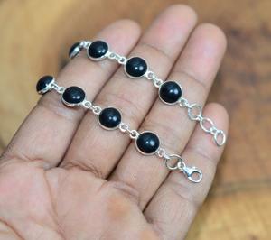Boho Style Classical <b>Bracelet</b> Jewelry For <b>Women</b> <b>Silver</b> Jewelry 925 <b>Sterling</b> <b>Silver</b> Black Onyx Gemstone Handmade <b>Bracelet</b> Gift - Product Image 4