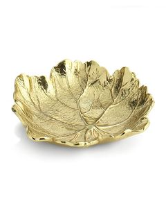 Golden Two Tier Leaf Decorative Tray Resin Platter Stand Elegant Serving Plate Display Rack Luxury Center for Home <b>Table</b> Decor - Product Image 4