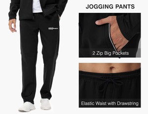 เสื้อวอร์มเล่นยิมผ้าคอตตอนเป็นมิตรต่อสิ่งแวดล้อมสำหรับผู้ชายเสื้อวิ่งออกกำลังกายใส่สบายมีซิปสำหรับใส่ฝึกซ้อม - Product Image 5