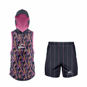 Conjunto de fútbol de alta calidad 7V7 Uniformes de LICRA de poliéster duraderos de calidad superior Sublimación de compresión Impreso Nuevas técnicas - Product Image 1