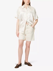 Shorts Vaqueros de Mezclilla Premium para Mujer, Estilo Casual, Formal, Ecológico, de Alta Calidad, Diseño Desgastado y Elegante para Verano - Product Image 4