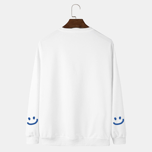 Sweat-shirts d'hiver en gros, brodés, écologiques, respirants, impression personnalisée, col rond, manches longues, coupe classique - Product Image 2