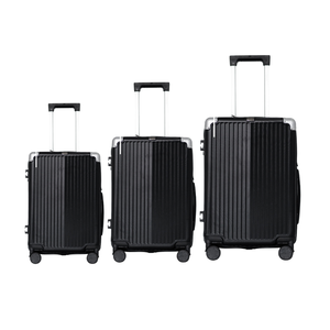 New Arrival Travel Bags Luggage 2102 Pp Handle Pc Material Luxury <b>Suitcase</b> Double Silent Wheels <b>Suitcase</b> Bag Wholesaler - Product Image 1