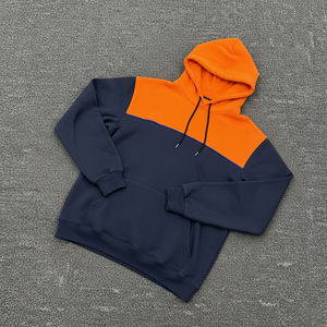 Sudaderas con Capucha Extra Grandes para Hombre, Diseño Elegante de Dos Colores, 100% Algodón, Estilo Desgastado y Decolorado, Lavado Ácido - Product Image 3
