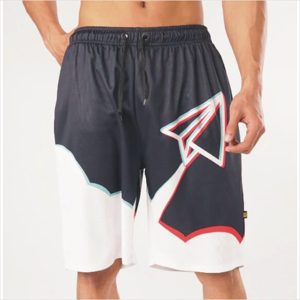 Pantalones cortos ajustables de alta calidad hechos a medida pantalones cortos de bicicleta de montaña para hombres con logotipo reflectante - Product Image 1