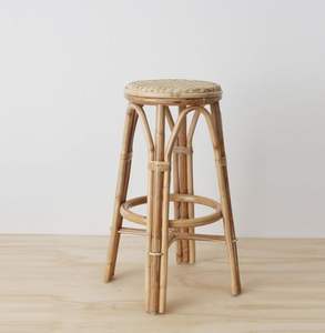 Hot sale Rattan <b>Bar</b> Stools Seating <b>Furniture</b> Decoration <b>Bar</b> & Restaurant handmade original indonesia - Product Image 5