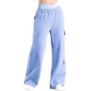 Pantalon de jogging cargo décontracté et respirant pour femme, taille mi-haute, coupe large et ample, style oversize, léger, collection 2026 - Product Image 2