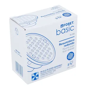 Scatola rotonda di scarico in polipropilene modello base 'C' 3-3/4 ''con 4 unità - Product Image 4