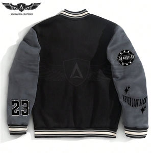 2025 OEM ODM Service Premium Qualité Dernier Style Bon Fournisseur Avec Propre Logo Hiver Échauffement Adulte Porter Hommes Varsity Vestes - Product Image 2