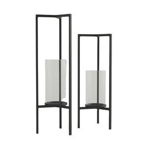 โคมไฟตั้งโต๊ะโลหะสีดำสำหรับตกแต่งบ้าน ขายส่ง ผลิตในอินเดีย ของตกแต่งบ้าน โรงแรม ร้านอาหาร งานแต่งงาน สำนักงาน - Product Image 1