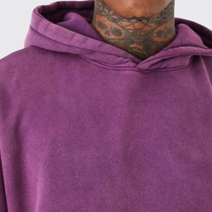 Sudadera con capucha de invierno personalizada para hombre con impresión de pantalla personalizada Sudadera con capucha de tela de rizo francés de gran tamaño a prueba de viento e impermeable - Product Image 3