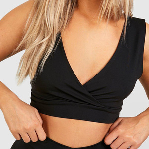 MESS SPORTS Hot Selling Women's Sports <b>Bra</b>-Sweat-Wicking Four-Way <b>Stretch</b> Plus Size Eco-Friendly Fitness Yoga Gym Wear 2023 - Product Image 3