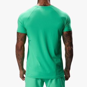 Fabrication de t-shirt de gym personnalisé de haute qualité pour hommes T-shirts vierges T-shirts de fitness pour hommes - Product Image 5