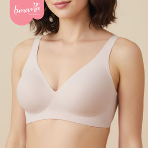 Soutien-gorge push-up sans armatures, respirant, sans couture, grande taille pour femmes, soutien-gorge sans armatures, taille 3XL - Product Image 4