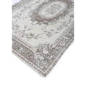 พรมขนสัตว์ถักมือสไตล์วินเทจ สีเบจและสีน้ำตาล ลายเหรียญแบบนามธรรม รูปทรงสี่เหลี่ยมผืนผ้า สำหรับห้องนั่งเล่น ห้องโถงในบ้าน-Pae-2192 - Product Image 2