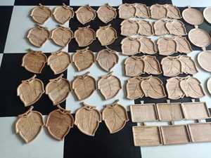 Bohemian Style Solid Wood Decorative Tray Oval Wooden Fruit Snack Serving Platter for Living Room Hotel OEM - Product Image 2