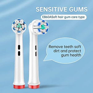 Repuestos de cabezales de cepillo de dientes redondos de cerdas multinivel genéricos para cepillos eléctricos Oral-B, venta al por mayor, precio de fábrica OEM - Product Image 1