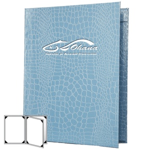 Carpeta de Menú con Diseño de Cocodrilo Personalizada, Fundas para Catálogos de Mesa para Restaurantes, Hoteles, Cafés y Restaurantes de Sushi - Product Image 1