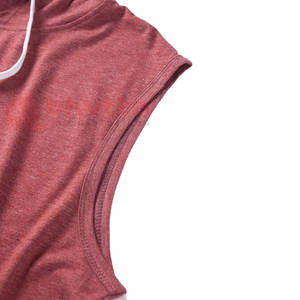 Vêtements de fitness sans manches à séchage rapide respirants pour hommes, vente en gros d'entraînement musculaire à capuche - Product Image 4