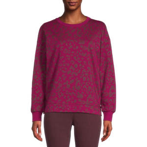 Venta al por mayor grueso impreso Sudadera Mujer Casual sólido manga larga suelta Fit Tops pulóver Otoño Invierno sudaderas - Product Image 2