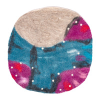 Meilleur tapis en feutre fait main éco-responsable certifié ISO de l'Himalaya, éducatif, pour loisirs créatifs, tapis de table pour enfants, thème animaux et nature, personnalisable