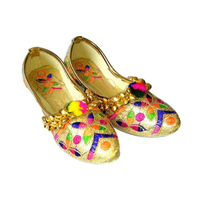Chaussures khussa pour femmes khussa brodées khussa chaussure femmes intérieur plat léger couleurs mélangées conceptions personnalisées chaussures femmes