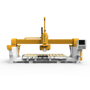 5 Axis Italian Software CNC Bridge Saw Monoblock Bridge Saw Granite Marble Sintered Stone Tile Porcelain Cutting Machine