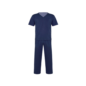Conjuntos de uniformes médicos elásticos para mujer, uniforme de enfermería estilo cremallera, ropa de hospital de algodón al por mayor, ropa de médico - Product Image 2