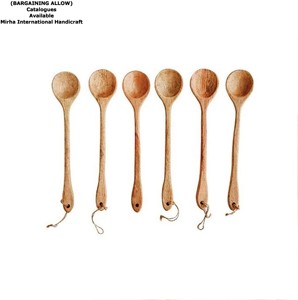 Hand <b>Carved</b> Mango <b>Wood</b> Utensil Set Non-Stick Indian Kitchen Cooking Spoons Durable Wooden Kitchen <b>Tools</b> - Product Image 2