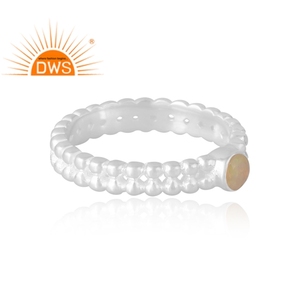 แหวนพลอยโอปอลจากเอธิโอเปียน925เงินสเตอร์ลิงธรรมชาติดีไซน์ใหม่เครื่องประดับออกแบบได้ตามต้องการสำหรับผู้หญิงเป็นของขวัญสำหรับผู้หญิง - Product Image 4