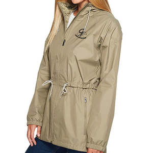 Chaquetas cortavientos para deportes al aire libre para mujer, chaquetas transpirables impermeables de poliéster 100% con etiqueta privada - Product Image 3