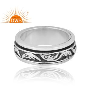 Lo último en ventas, anillo de banda nuevo de Plata de Ley 925, joyería de diseño personalizado para mujer, regalo para ella. - Product Image 4