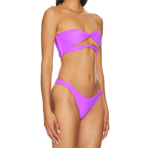 2025 Traje de baño para niñas Fabricante de Bikini OEM Diseño bonito Ropa de baño para mujeres Bikini para damas - Product Image 5