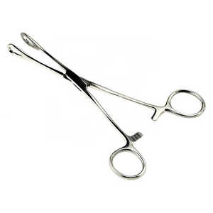 Pinzas reutilizables quirúrgicas Rampley, abrazadera de acero inoxidable para sujetar la fuente de alimentación Manual de esponja, 30/354/recto - Product Image 2