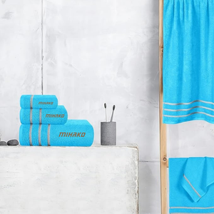 Serviette de bain en coton 100% de qualité supérieure, logo personnalisé imprimé, service OEM, vente en gros du Pakistan pour l'hôtellerie et la cuisine - Product Image 5