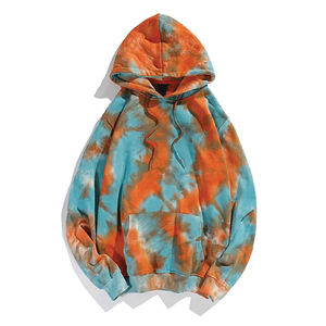 Meilleur design de haute qualité Tie Dye Sweats à capuche unisexes séchage rapide respirant tie die Pulls à capuche taille de couleur personnalisée Tie dye Hoodie - Product Image 6