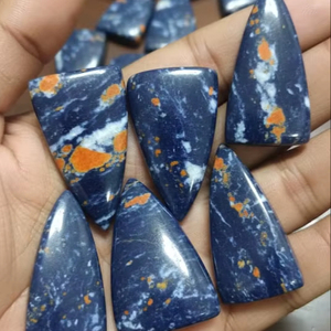 พลอยคาโบชองคุณภาพสูง แบบหลวม ด้านหลังแบน สำหรับบำบัดรักษา ขายส่ง พลอยคาโบชองขัดเงาด้วยมือ รูปทรงและขนาดคละแบบ - Product Image 6