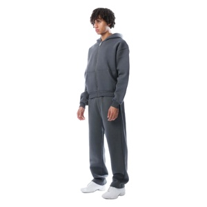 Chándal de Hombre de Alta Calidad, Talla Grande, 100% Algodón, Cómodo, Mangas Largas, Cierre de Cremallera, Secado Rápido, Ropa Deportiva de Invierno, Servicio OEM - Product Image 1