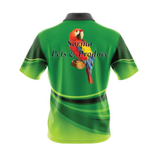 Venta al por mayor de impresión por sublimación personalizada patrón sólido ropa deportiva Jersey tela para hombres y mujeres OEM/ODM para Polos - Product Image 2