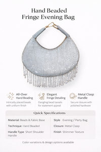 กระเป๋าผ้าปักมือทองเหลืองประดับมุก กันน้ำและเป็นมิตรกับสิ่งแวดล้อม กระเป๋าถือทันสมัยสำหรับแบรนด์แฟชั่น - Product Image 6